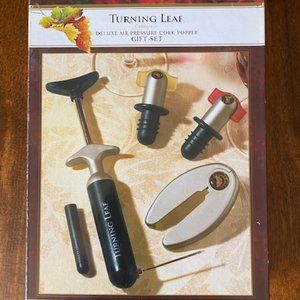 Turning Leaf - Deluxe Air Pressure Cork Popper - Gift Set
